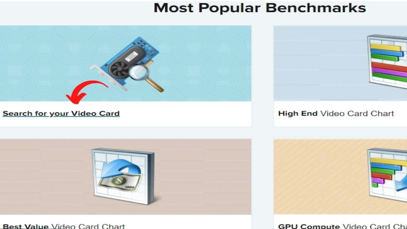 Chọn Benchmark - Benchmark for Card Video