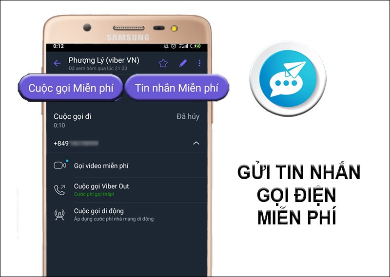 Gọi thoại, gửi tin nhắn miễn phí với ứng dụng Viber Messenger