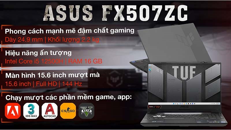 Asus TUF Gaming F15 FX507ZU4