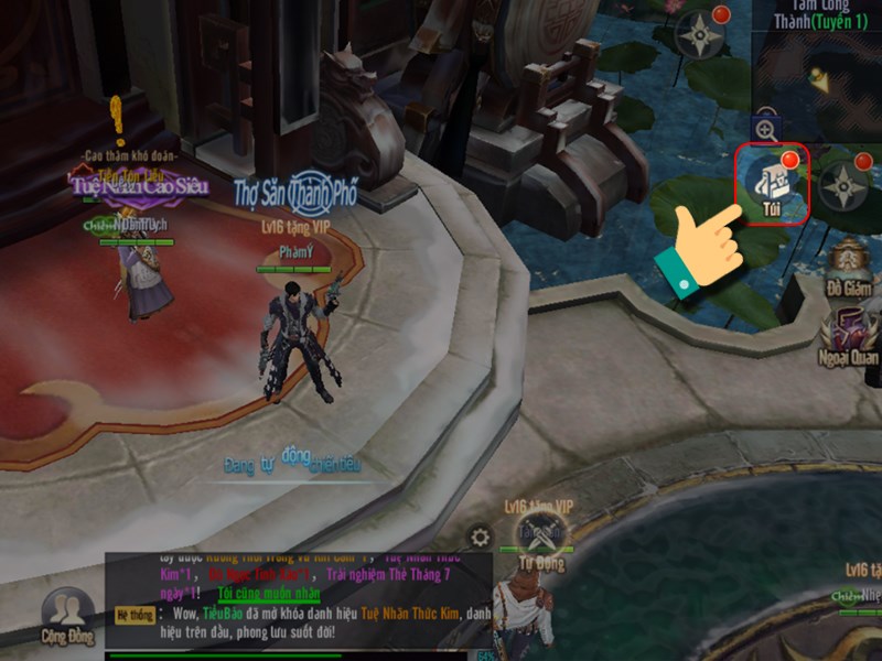 Nhấn v&agrave;o T&uacute;i