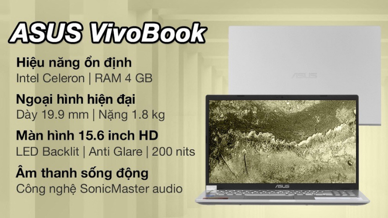 1. Asus VivoBook X515MA N4020 (BR480W)