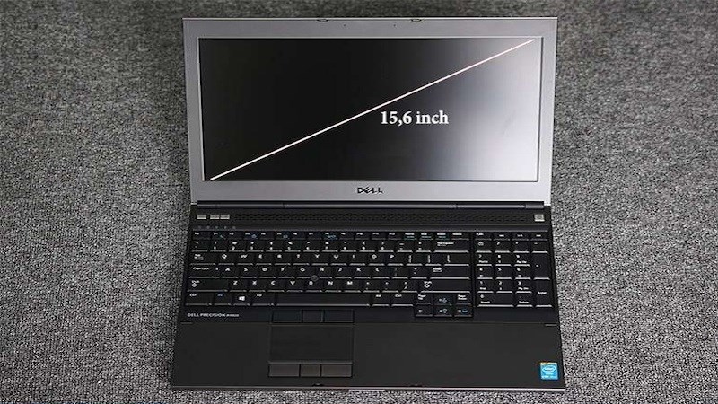 K&iacute;ch thước m&agrave;n h&igrave;nh laptop 15.6 inch