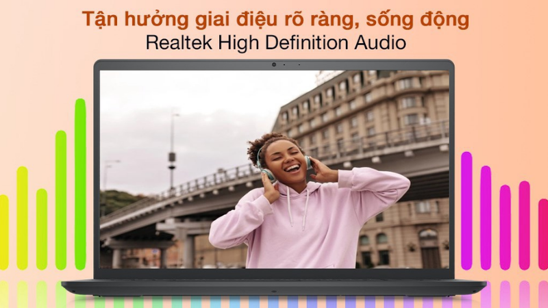 Công nghệ Realtek High Definition Audio khuếch đại âm thanh tốt 