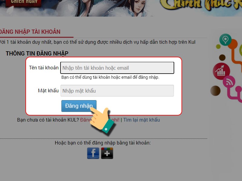 Đăng nhập t&agrave;i khoản của bạn