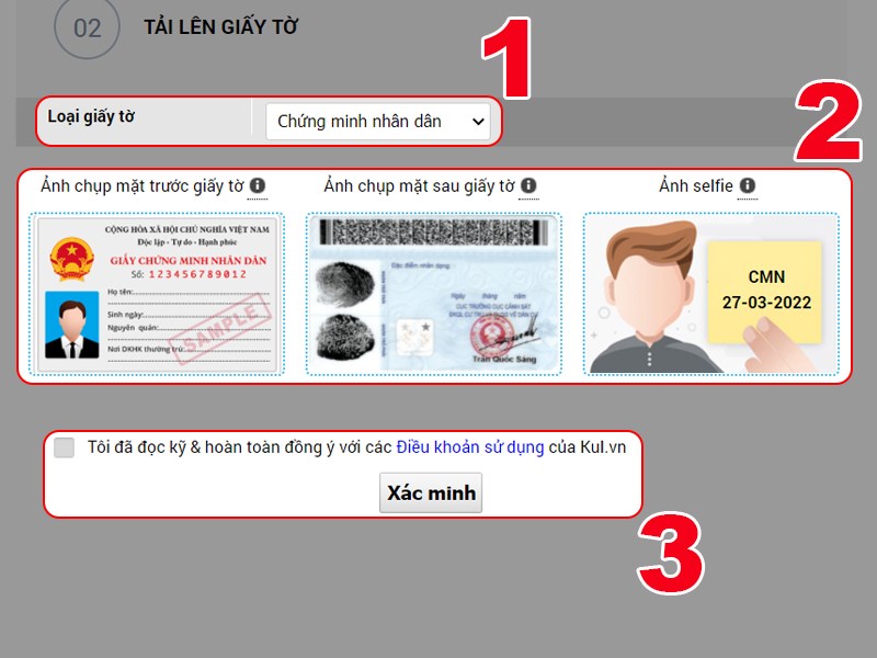 Cập nhật giấy tờ của bạn