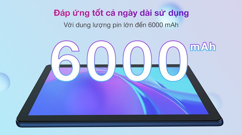 Thiết bị c&oacute; vi&ecirc;n pin lớn cung cấp thời gian sử dụng d&agrave;i