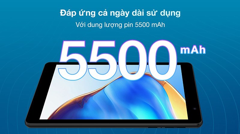 M&aacute;y t&iacute;nh bảng đi k&egrave;m vi&ecirc;n pin 5500 mAh 