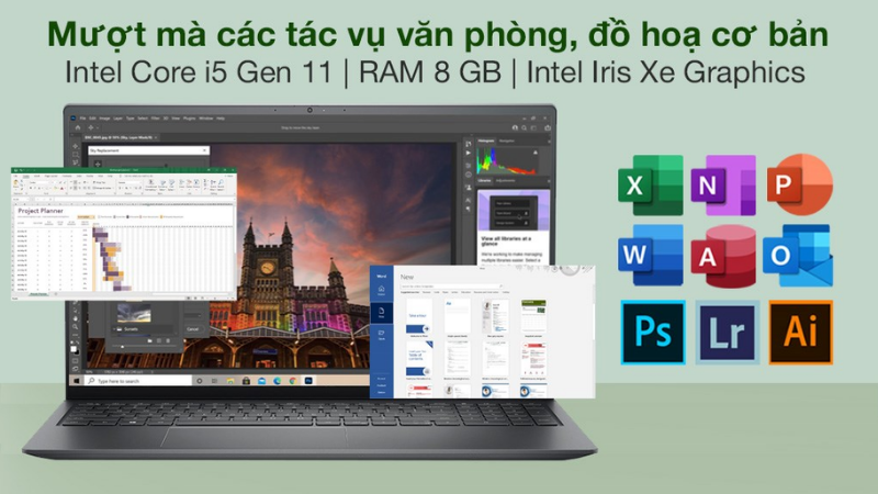 Thực hiện đa nhiệm c&aacute;c t&aacute;c vụ thiết kế đồ họa