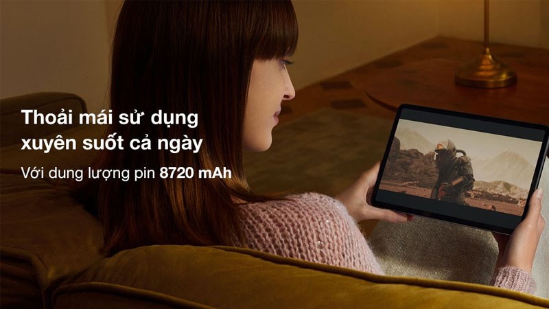 Lượng pin lớn sử dụng l&ecirc;n đến 11 tiếng