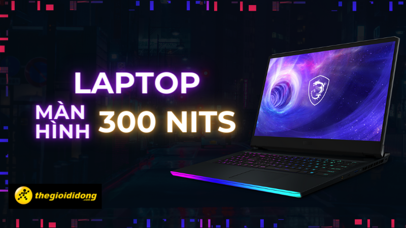 Top 7 laptop màn hình có độ sáng 300 nits chiến game đỉnh nhất