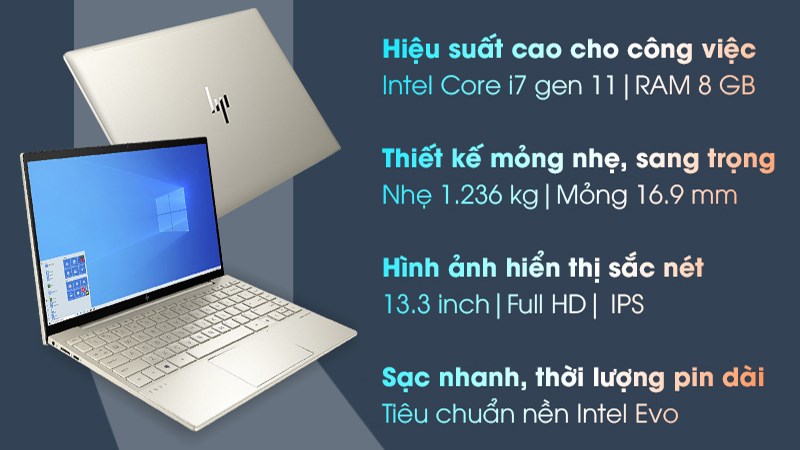 Laptop HP Envy 13 ba1030TU i7 1165G7