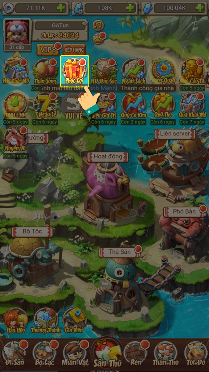 V&agrave;o ph&uacute;c lợi