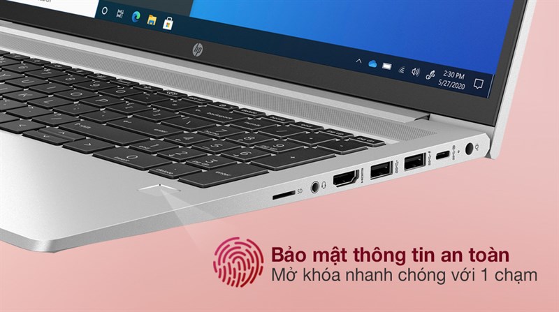 Bảo mật kh&oacute;a v&acirc;n tay