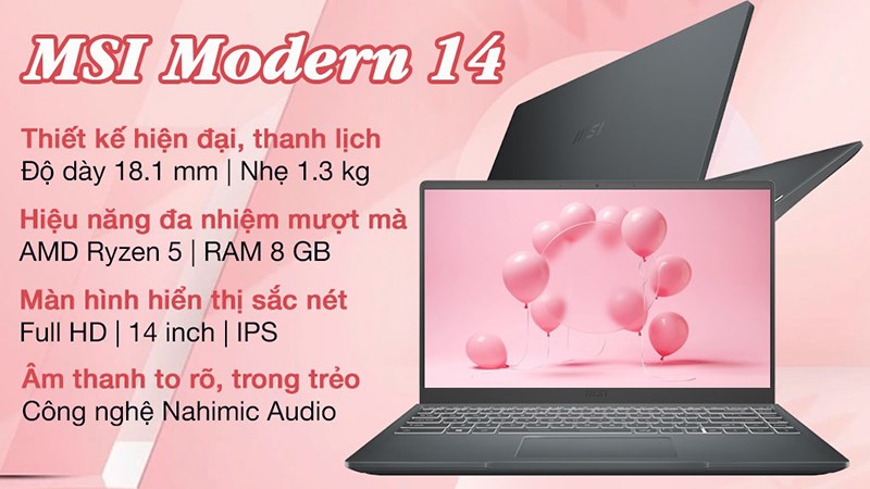 MSI Modern 14 B5M R5