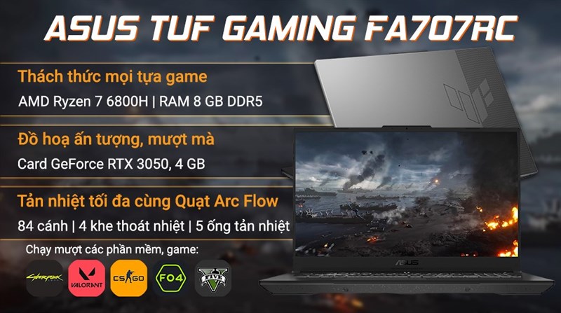 Asus TUF Gaming FA707RC R7
