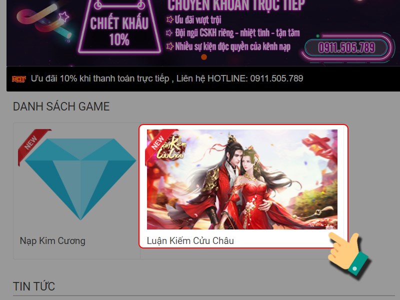 Chọn game Luận Kiếm Cửu Châu Chọn game Luận Kiếm Cửu Châu