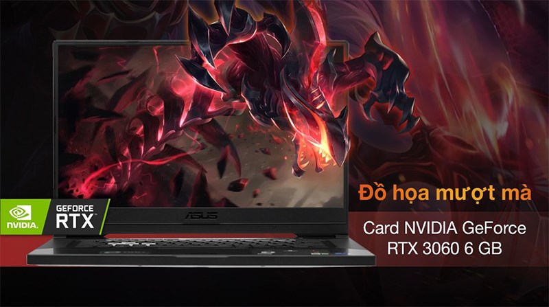Mạnh mẽ với card đồ họa NVIDIA GeForce RTX