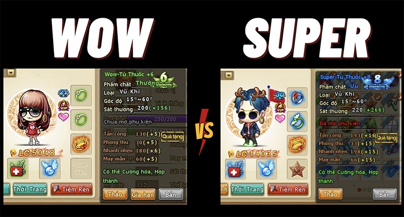 WOW v&agrave; SUPER c&aacute;i n&agrave;o ngon hơn?