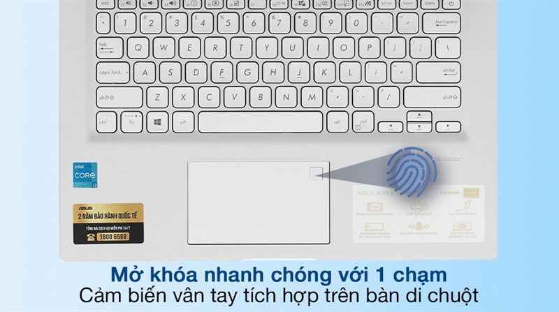 Cảm biến v&acirc;n tay một chạm