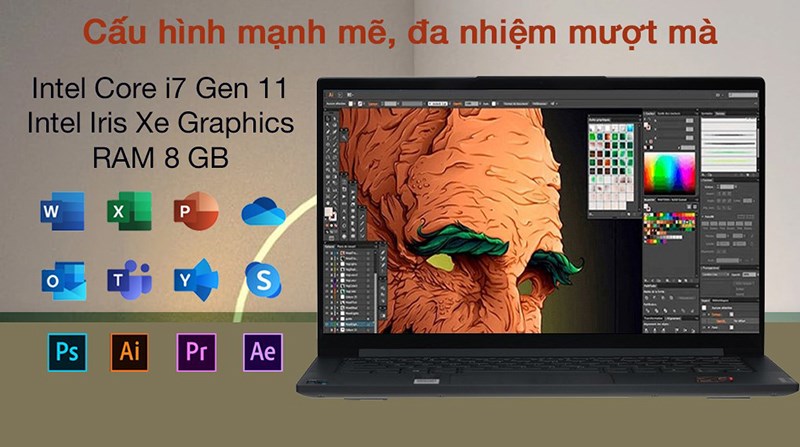 Lenovo Yoga Slim 7 14ITL05 i7 1165G7 (82A300LDVN)