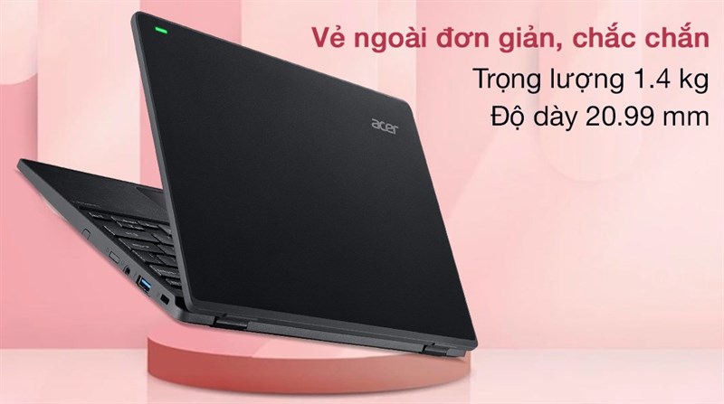 Vẻ ngo&agrave;i của Acer TravelMate B3 TMB311 31 C2HB N4020