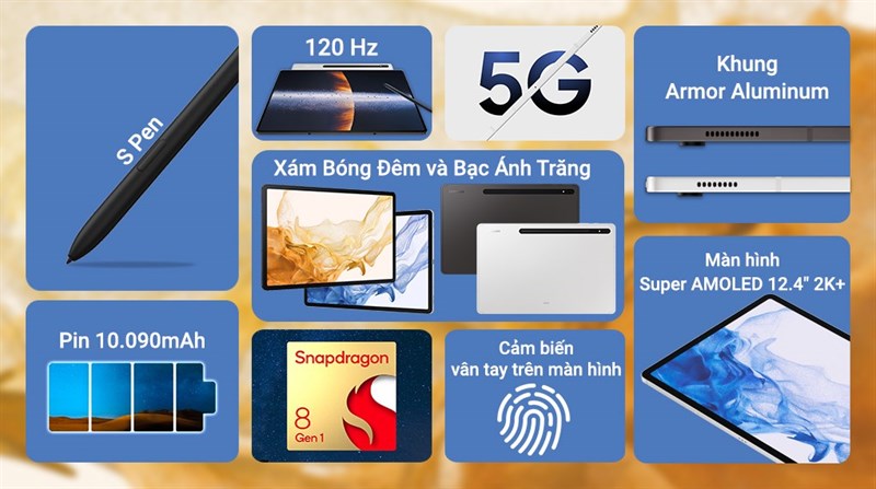 Máy tính bảng Samsung Galaxy Tab S8+