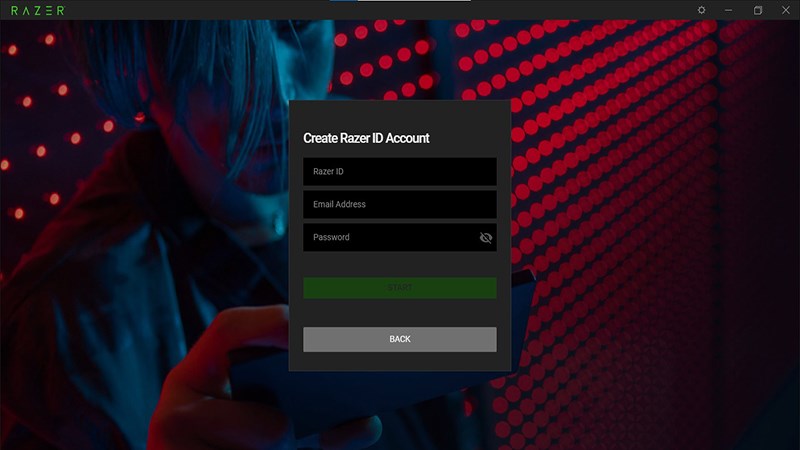 Create Razer ID Account