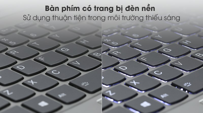 Bàn phím được trang bị đèn nền