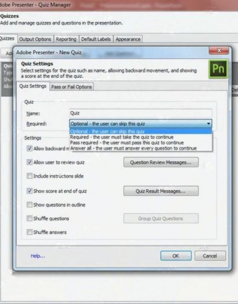 Việt hóa nội dung thông báo của câu hỏi