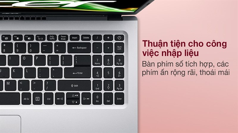 Thoải mái cùng bàn phím rộng độ nảy tốt Thoải mái cùng bàn phím rộng độ nảy tốt
