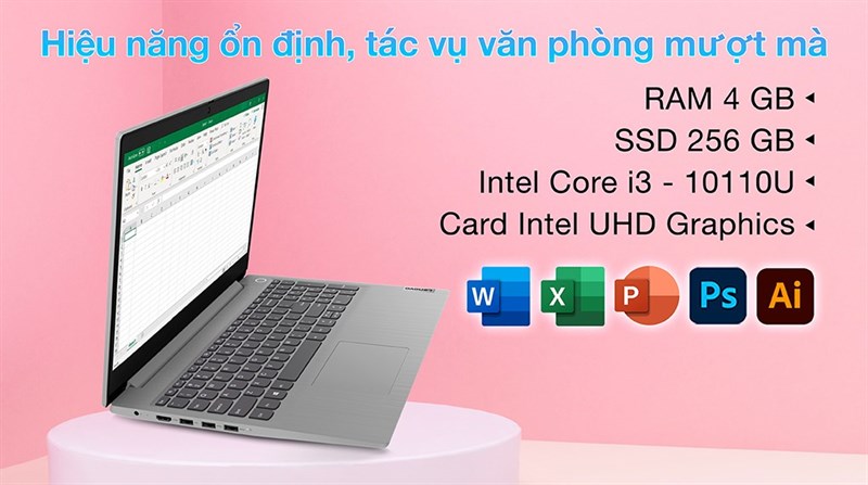 Hiệu năng ổn định, t&aacute;c vụ văn ph&ograve;ng mượt m&agrave;