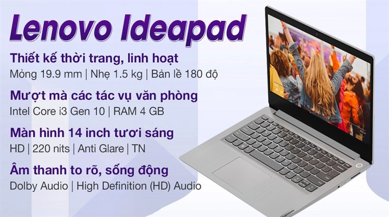 Levono Ideapad 3 14IML05 i3 10110U