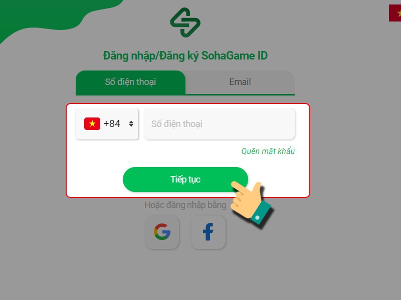 Đăng nhập tài khoản