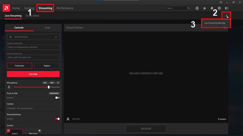 C&agrave;i đặt nền tảng live stream