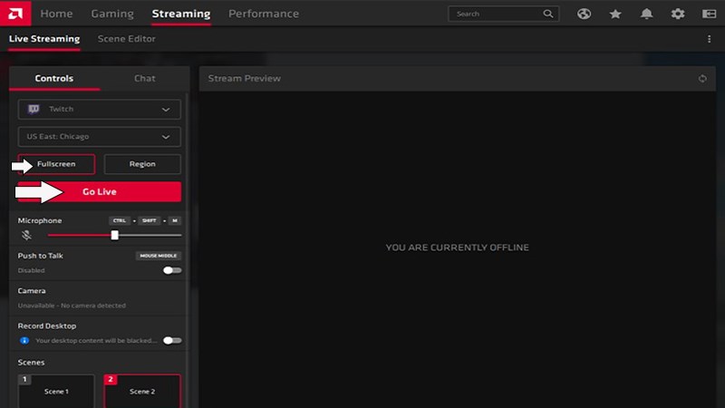 Ho&agrave;n tất để ph&aacute;t trực tiếp tr&ecirc;n Twitch