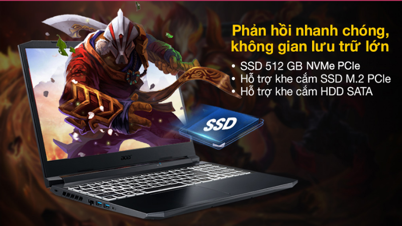 Kh&ocirc;ng gian lưu trữ lớn