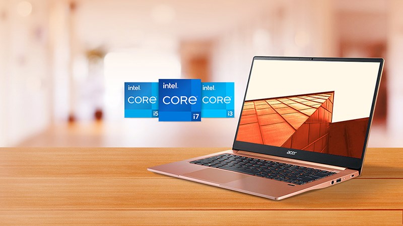 Acer Swift 3 SF314-59 được trang bị nhiều tùy chọn chip