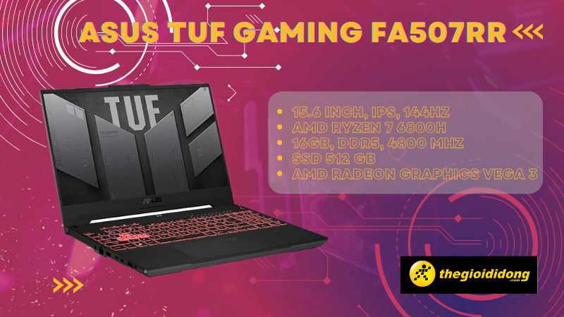 M&aacute;y laptop Asus TUF Gaming FA507RR