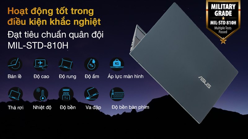 Độ bền đạt chuẩn quân đội