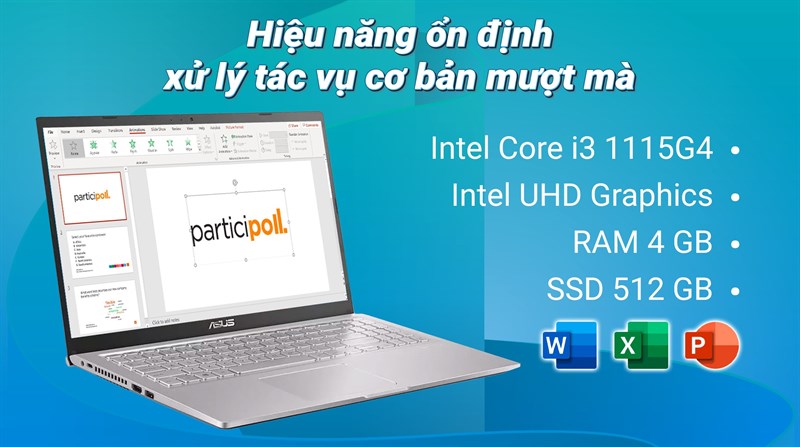Hiệu năng ổn định cho c&aacute;c thao t&aacute;c học tập, văn ph&ograve;ng