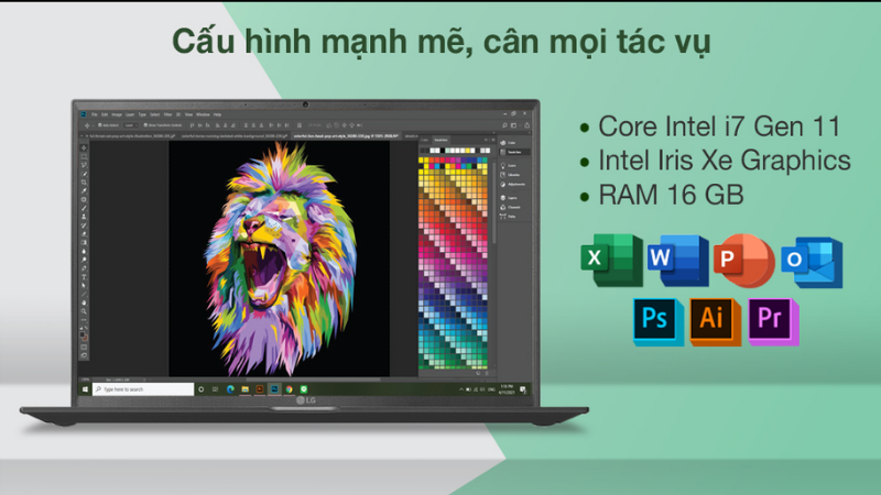 Cấu h&igrave;nh mạnh mẽ, c&acirc;n mọi t&aacute;c vụ