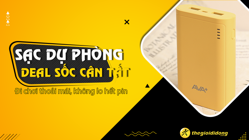 Sạc dự ph&ograve;ng deal sốc c&acirc;n tất
