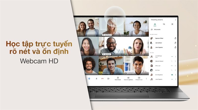 Học tập trực tuyến ổn định với Webcam HD