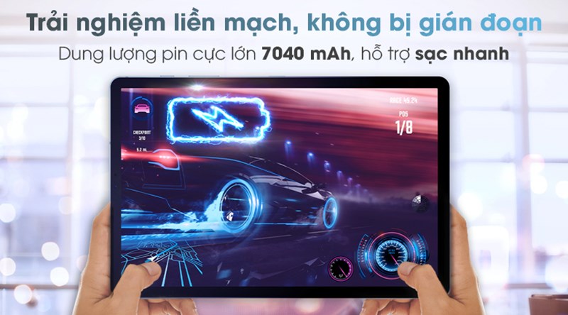 Dung lượng Pin lớn gi&uacute;p bạn trải nghiệm liền mạch