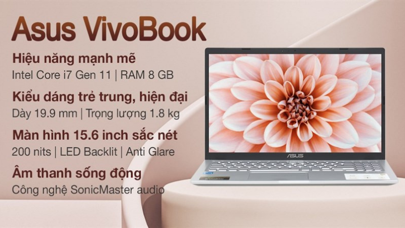 Asus VivoBook X515EA i7 1165G7 (EJ1918W)