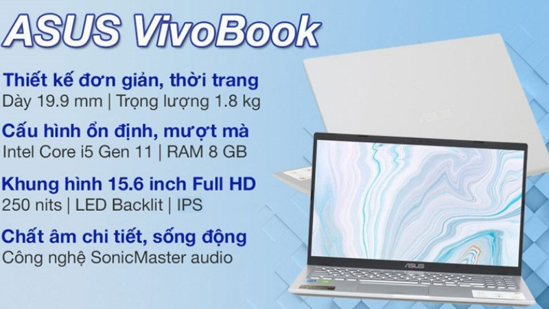 Asus VivoBook X515EP i5 1135G7 (BQ400W)