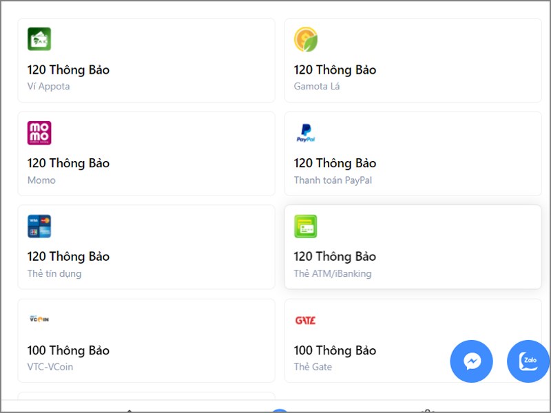 Chọn c&aacute;ch thanh to&aacute;n