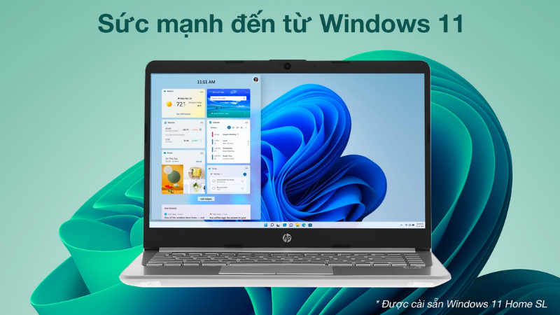 T&iacute;ch hợp hệ điều h&agrave;nh Windows 11