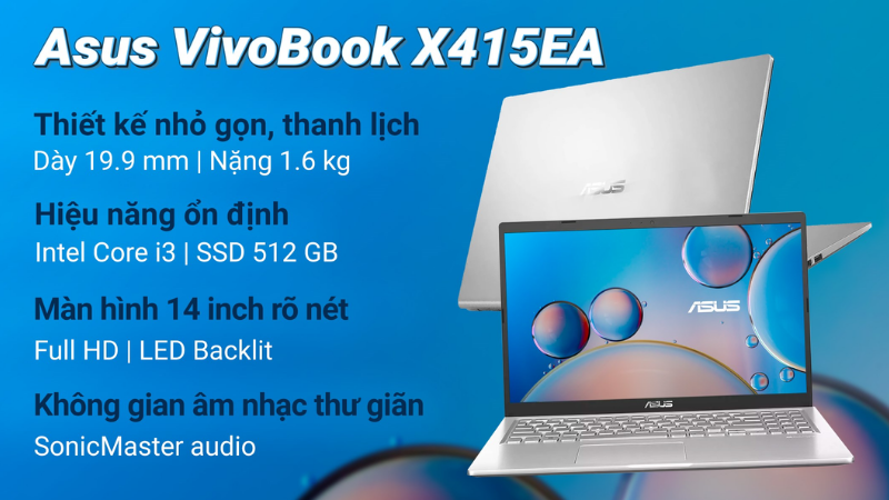 Asus VivoBook X415EA i3 1115G4