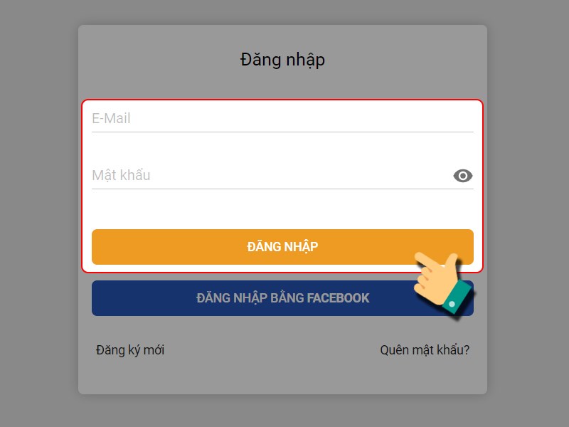 Đăng nhập t&agrave;i khoản